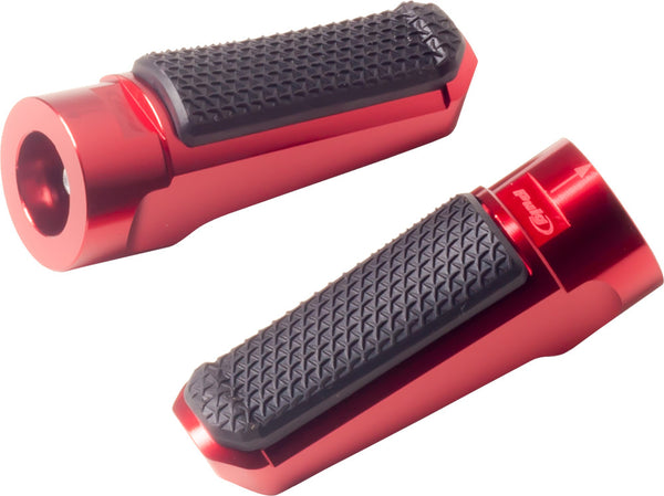 PUIG 脚踏/换挡杆/脚刹 FOOTPEGS RACING RUBBER 红
