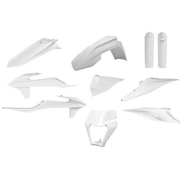POLISPORT 车身塑料套件 KTM EXC/EXC-F 20-.. 白色