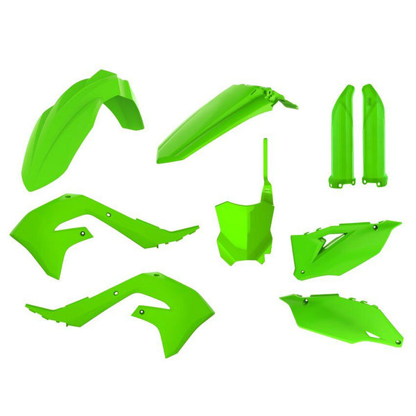 POLISPORT 车身塑料套件 LIME 绿 KAW