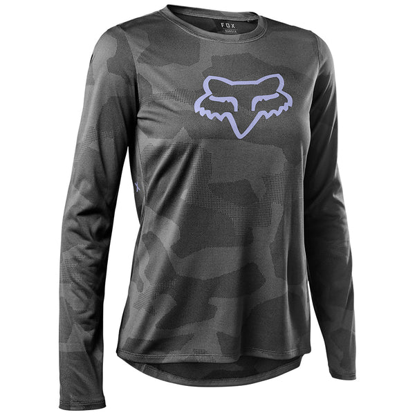 FOX 骑行衣 女式 女式骑行衣 Ranger TRU DRI LS Jersey [灰]