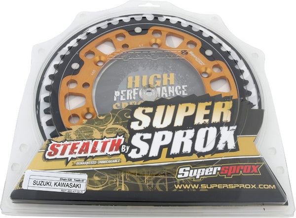 SUPERSPROX 链轮 REAR STEALTH SPROCKET ALU/STL 47T-520 GLD KAW