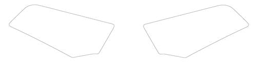 KTM Fuel Tank Protection Sticker Kit 200/390 Duke 2017-2021