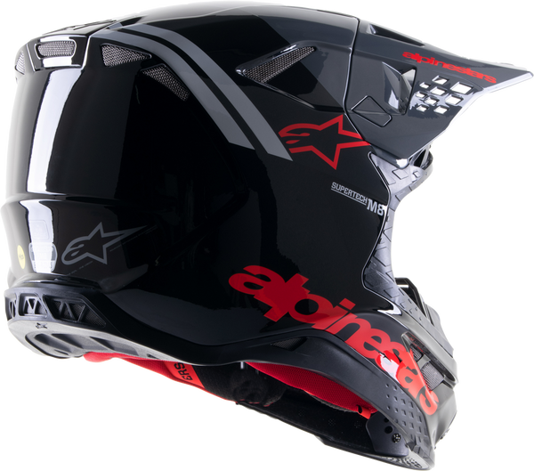 ALPINESTARS M8 头盔 Radium 2 Helmet Black/Neon Red