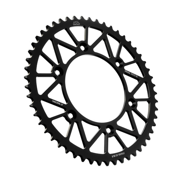 JT 链轮 REAR RACELITE SPROCKET ALUM 53T-520 黑 BETA/HON