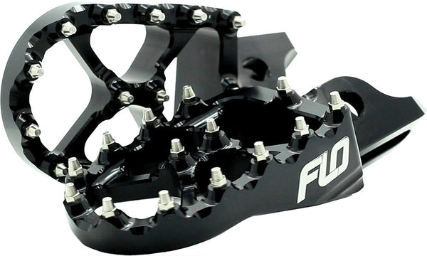 Flo motorsports 脚踏 Yamaha Pro Series Foot Pegs Black