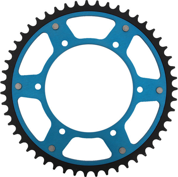 SUPERSPROX 链轮 REAR STEALTH SPROCKET ALU/STL 51T-520 蓝 YAM