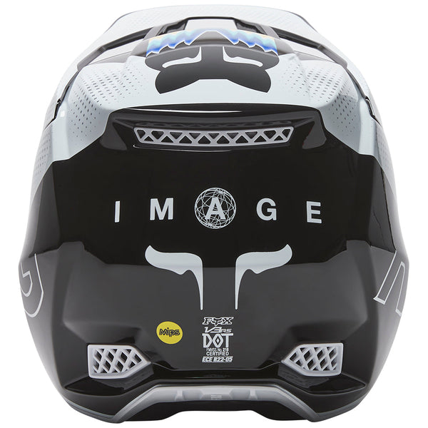 FOX 头盔 V3 RS Relm Helmet ECE [黑/白]