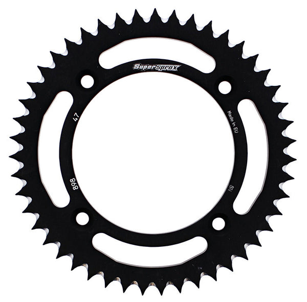 SUPERSPROX 链轮 REAR SPROCKET ALUMINUM 47T-428 BLK HUSQ/KTM