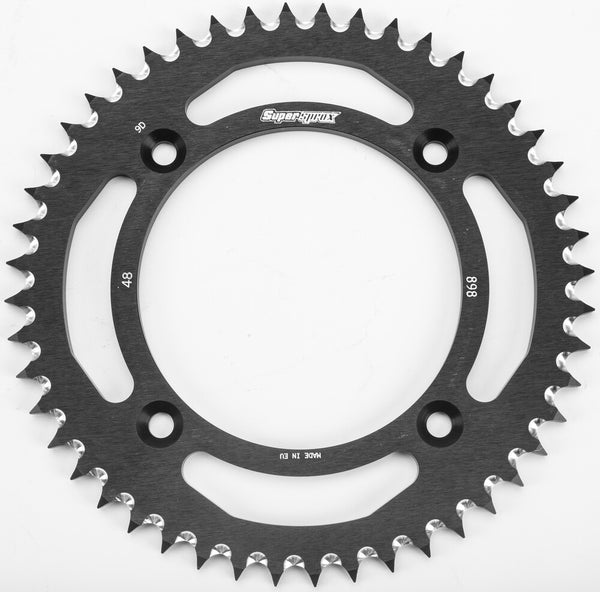 SUPERSPROX 链轮 REAR SPROCKET ALUMINUM 48T-428 BLK HUSQ/KTM