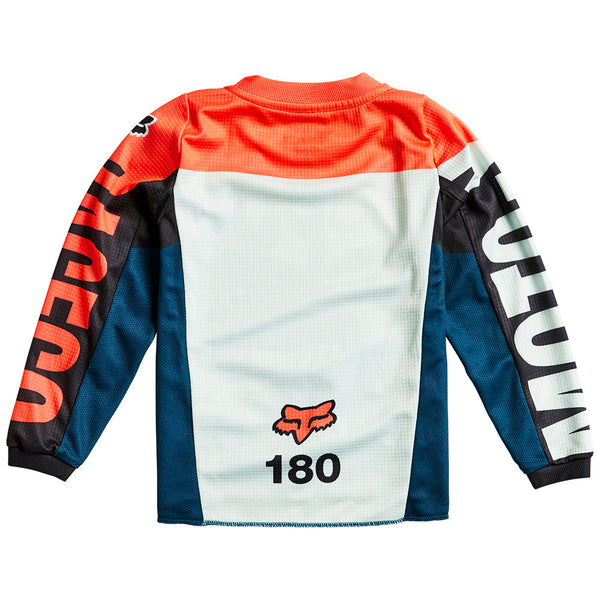 FOX 骑行衣 180 儿童骑行衣 Trice Jersey [灰/橙]