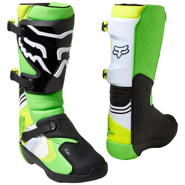 FOX Comp 骑行靴 Comp Boots [绿/黄]