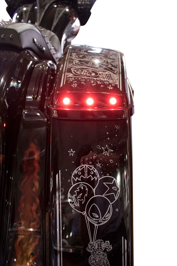 Baggernation 螺丝/五金件 Lightning Bolts RED LED Black