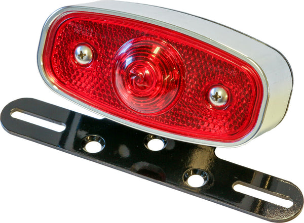 HARDDRIVE 照明 CHOPPER TAILLIGHT BLACK LED W/LICENSE BRACKET