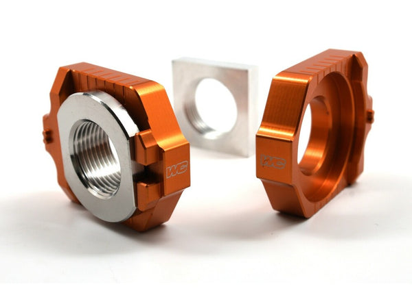 WORKS 轴承 AXLE BLOCKS ELITE KTM/HUS ORANGE