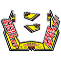 PRO CIRCUIT 贴花/贴纸 Muffler Sticker Kit