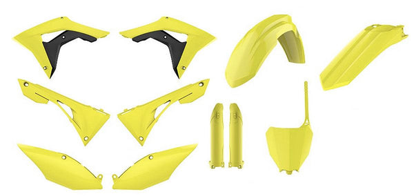 POLISPORT 车身塑料套件 荧光黄
