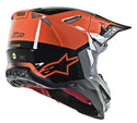 Alpinestars 头盔 Supertech M-8 Triple Helmet Gloss Orange/Grey/Black M-8