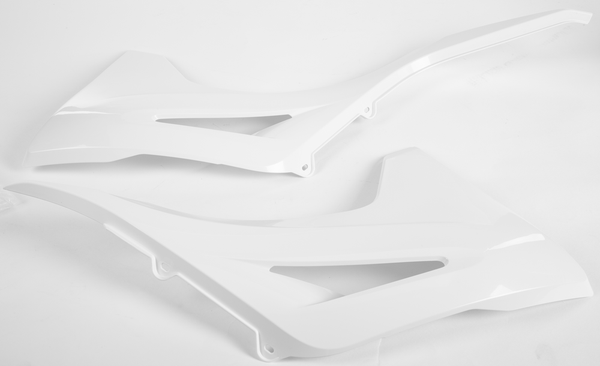Polisport 水箱护板 Gas Gas Radiator Scoops White GAS