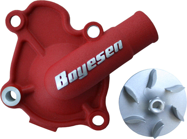 BOYESEN 发动机 WATERPUMP COVER & IMPELLER KIT 红