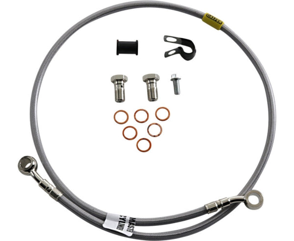 GALFER 刹车 BRAKE LINE FRONT 1 LINE KIT STAINLESS