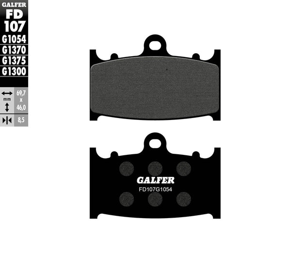 GALFER 刹车片 SEMI METALLIC FD107G1054