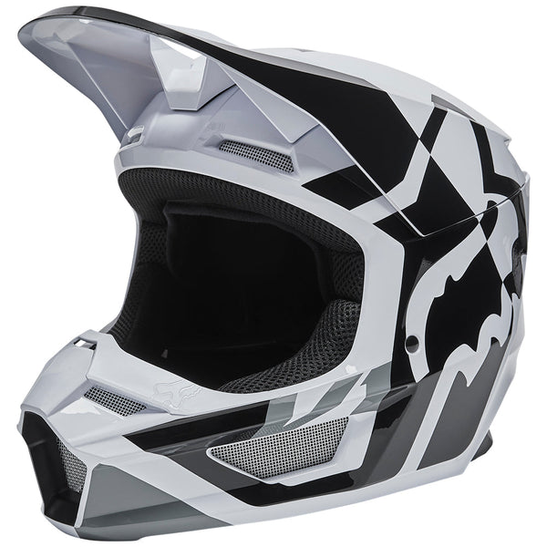 FOX 头盔 V1 LUX Helmet ECE [黑/白]