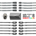 XK GLOW 照明 Multi-color Motorcycle LED Accent Light Kit w/Remote Key Fob