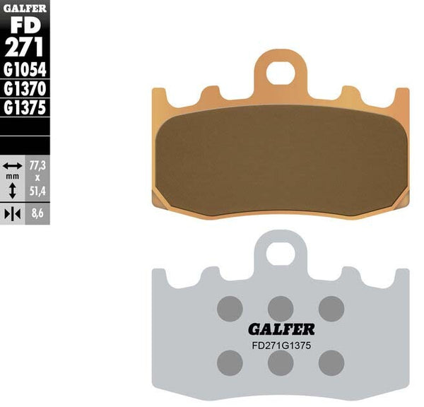 GALFER 刹车片 SINTERED CERAMIC FD271G1375