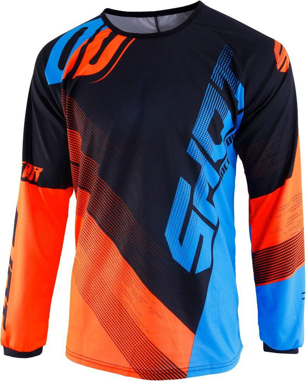 Shot Devo Ultimate Motocross Jersey Black/Blue/Orange