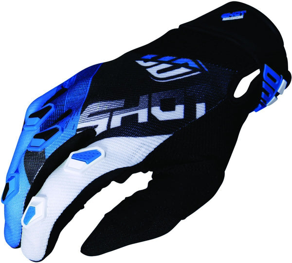 Shot Devo Ultimate Motocross Gloves Black/Blue