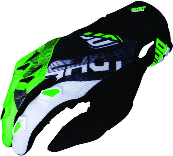 Shot Devo Ultimate Motocross Gloves Black/Green