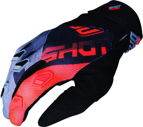 Shot Devo Ultimate Motocross Gloves Black/Orange