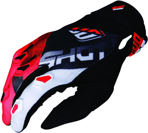Shot Devo Ultimate Motocross Gloves Black/Red