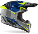 AIROH 头盔 Aviator 3 Push Motocross Helmet Blue