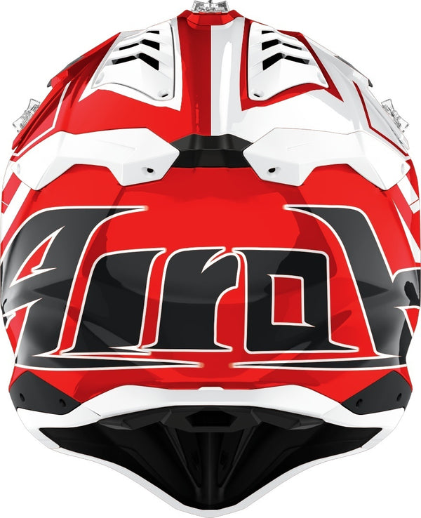 Airoh Aviator 3 Rampage Carbon Motocross Helmet Red
