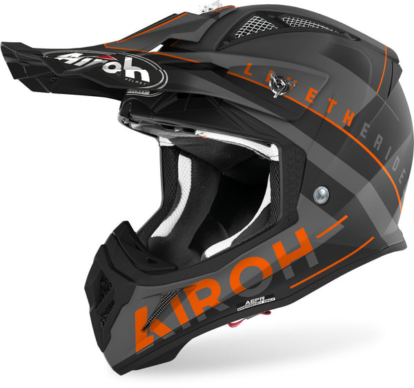 Airoh Aviator ACE Amaze Motocross Helmet Orange Matt