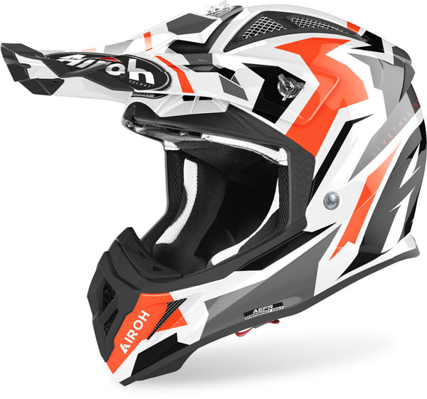 Airoh Aviator ACE Swoop Motocross Helmet Orange