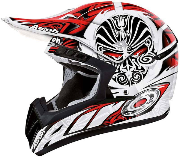 Airoh CR901 Face Helmet White/Red/Black