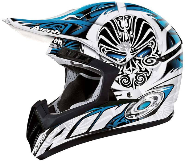 Airoh CR901 Face Helmet White/Blue/Black