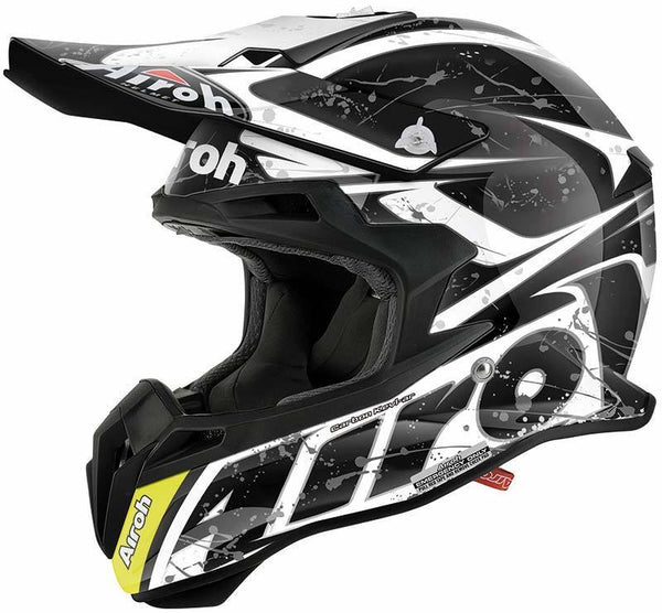 Airoh Terminator 2.1 Splash Helmet Black/White