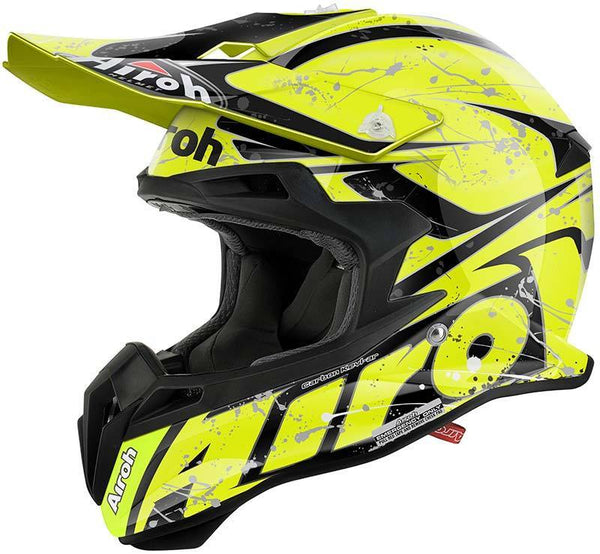 Airoh Terminator 2.1 Splash Helmet Black/Yellow