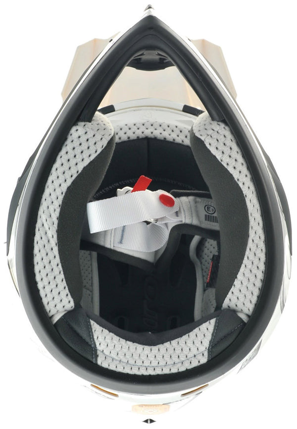 Airoh CR901 Linear Helmet White/Orange