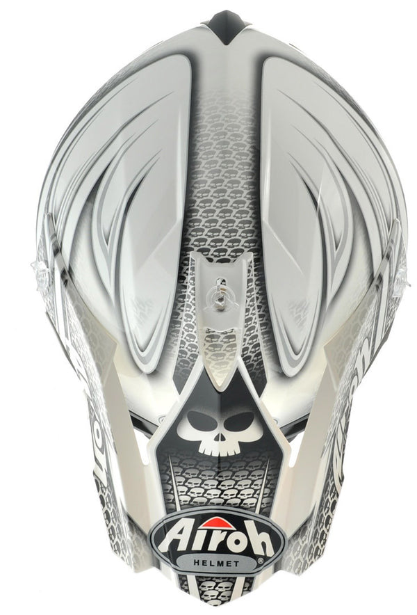 Airoh CR901 Linear Helmet White/Orange