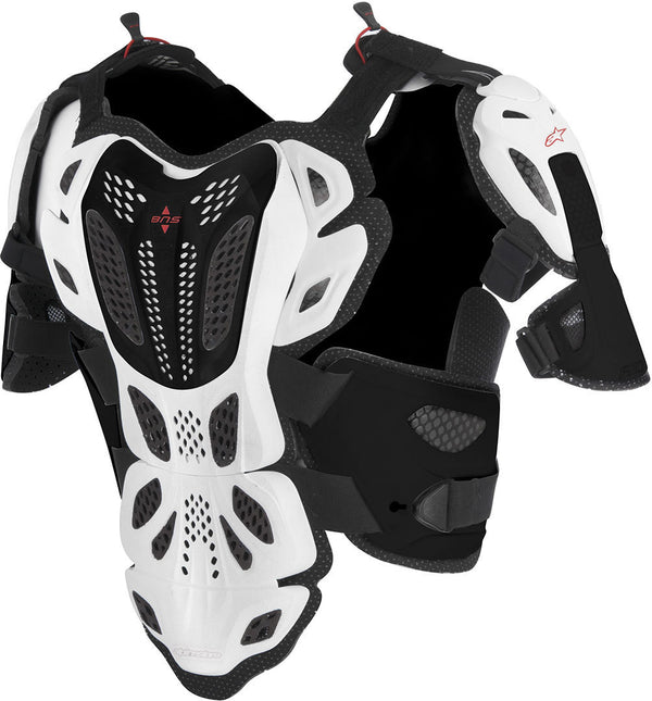 Alpinestars A10 Full Chest Protector White/Red