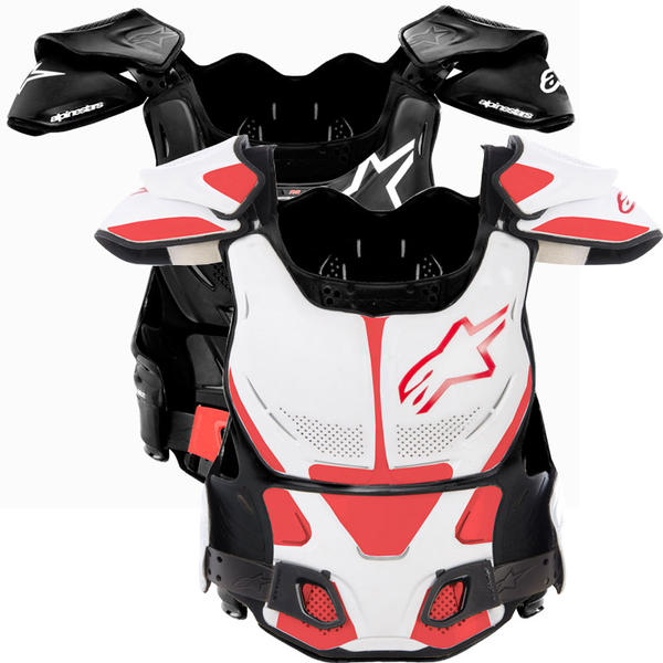 Alpinestars A8 Chest Protection Vest for BNS White