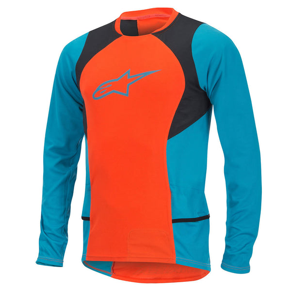 ALPINESTARS 骑行衣 Drop 2 Long Sleeve Shirt Blue/Orange