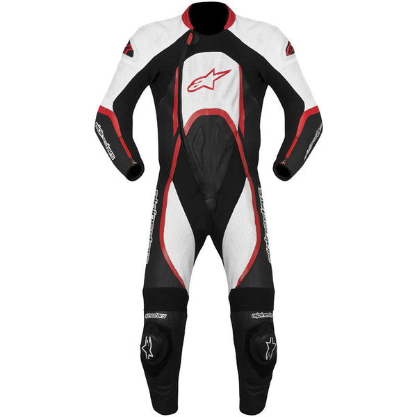 ALPINESTARS 骑行套装 Orbiter One Piece Leather Suit Black/White/Red