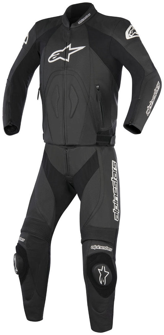 ALPINESTARS 骑行套装 Orbiter Two Piece Leather Suit Black