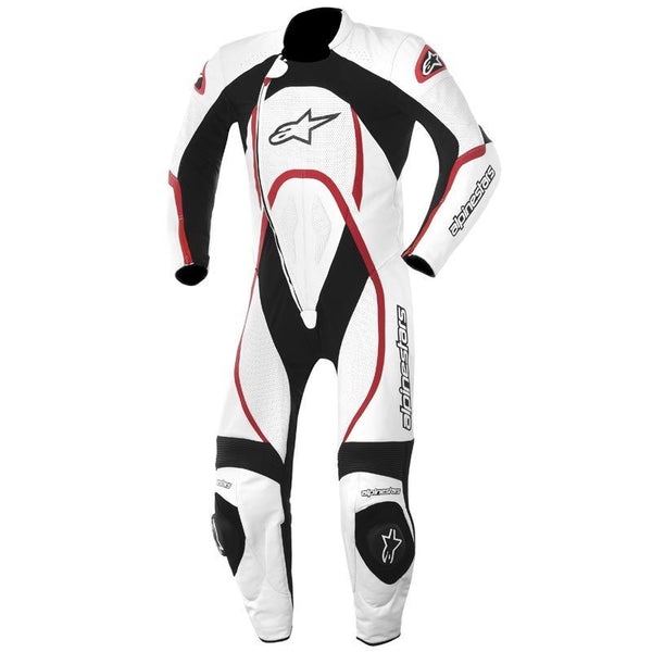 ALPINESTARS 骑行套装 Orbiter One Piece Leather Suit White/Red