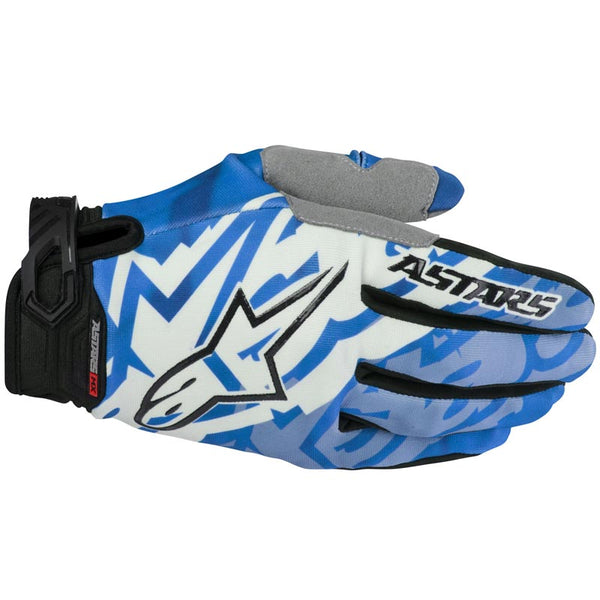 ALPINESTARS 手套 Racer Motocross Gloves 2014 Blue/Black